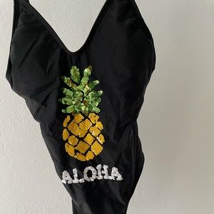 Small Black One Piece Swimsuit